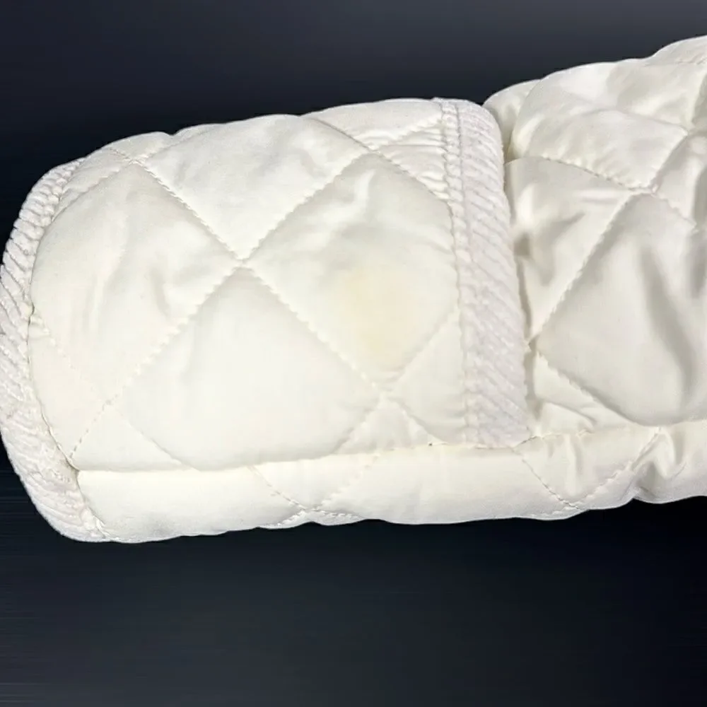 Ralph Lauren Quilted White Baby Snowsuit Puffer Jumper One-peace Size 6M